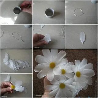 Ромашка из проволоки