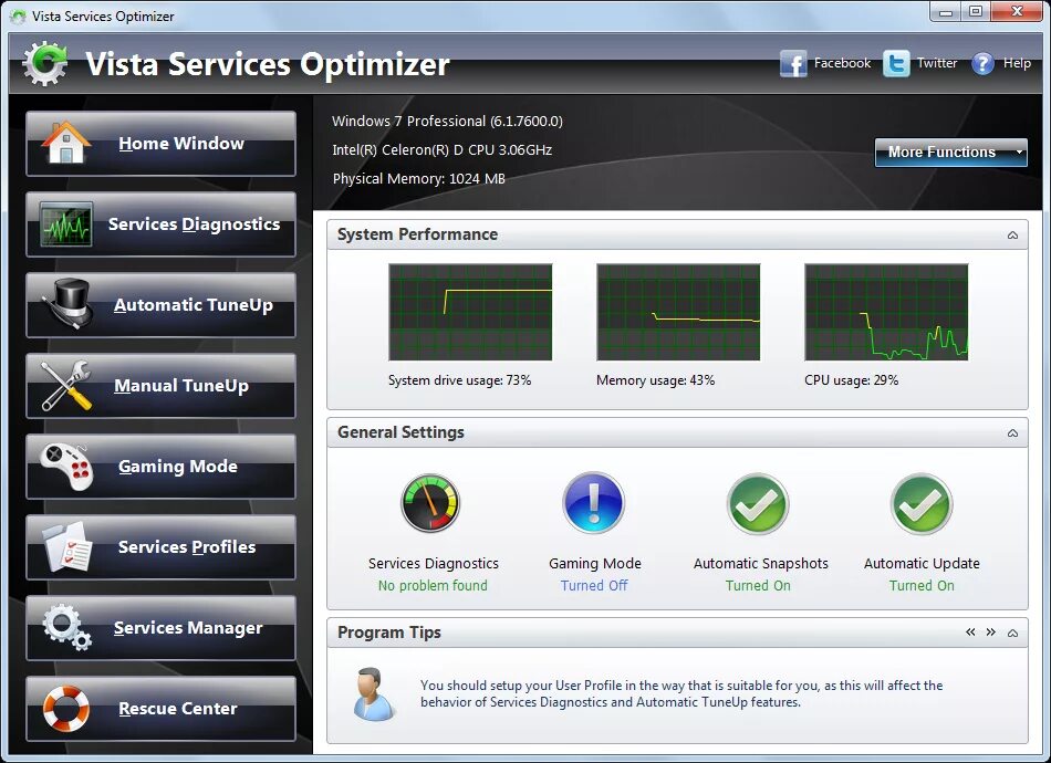 Оптимизатор ПК. Программа Vista. PC Optimizer. Optimizer Pro. Game optimizing service