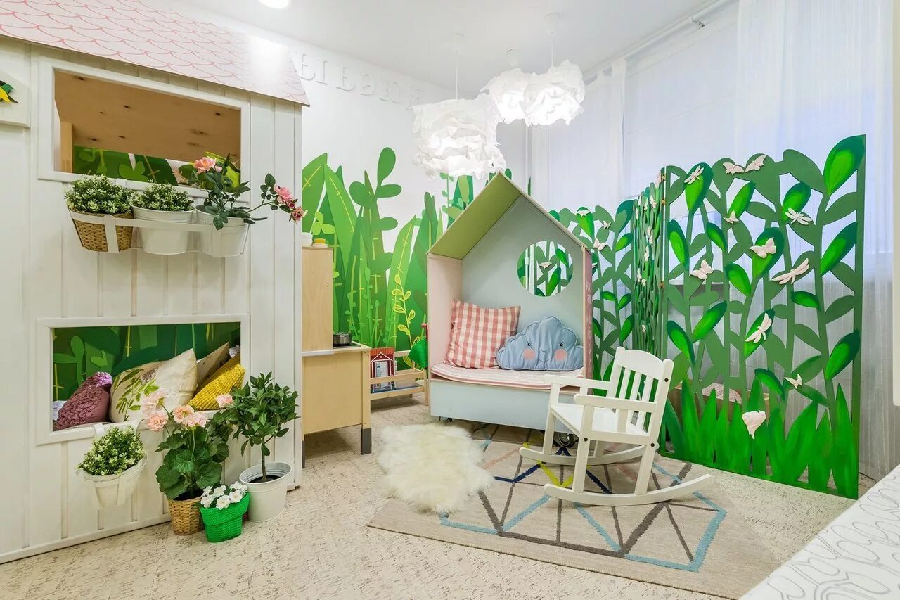 Эко садик. Озеленение детской комнаты. Озеленение детского сада. Растения в интерьере детской комнаты. Комната с растениями.