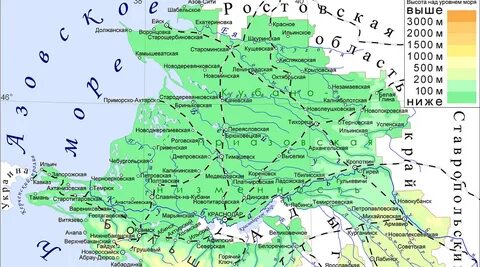 Ярославская на карте краснодарского края