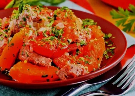 Армянское мясо с овощами