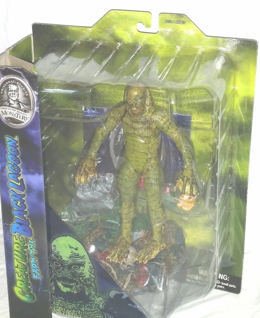 Creature from Black Lagoon Figure Diamond select. Игрушка тварь. Игрушка твари из черной лагуны. Фигурки ужасов и монстров в коробках. Creature цена