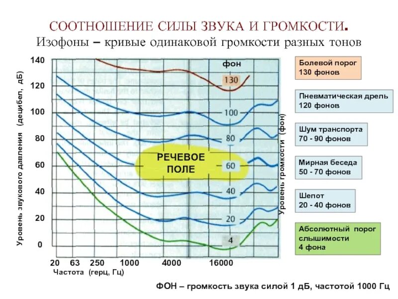 Тест на биологический возраст частота звука. Кривые одинаковой громкости. Порог слышимости. Болевой порог громкости. Зависимость звукового давления от частоты.