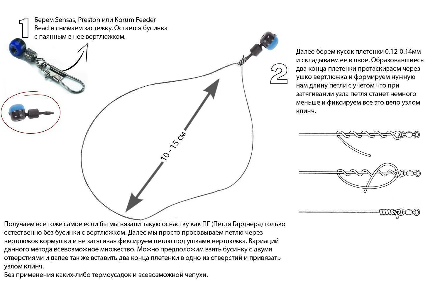 Какой длины поводок на фидер. Фидерная оснастка ранинг. Фидерная оснастка петля Орлова. Фидерная оснастка с длинным поводком. Петля Орлова фидер монтаж.
