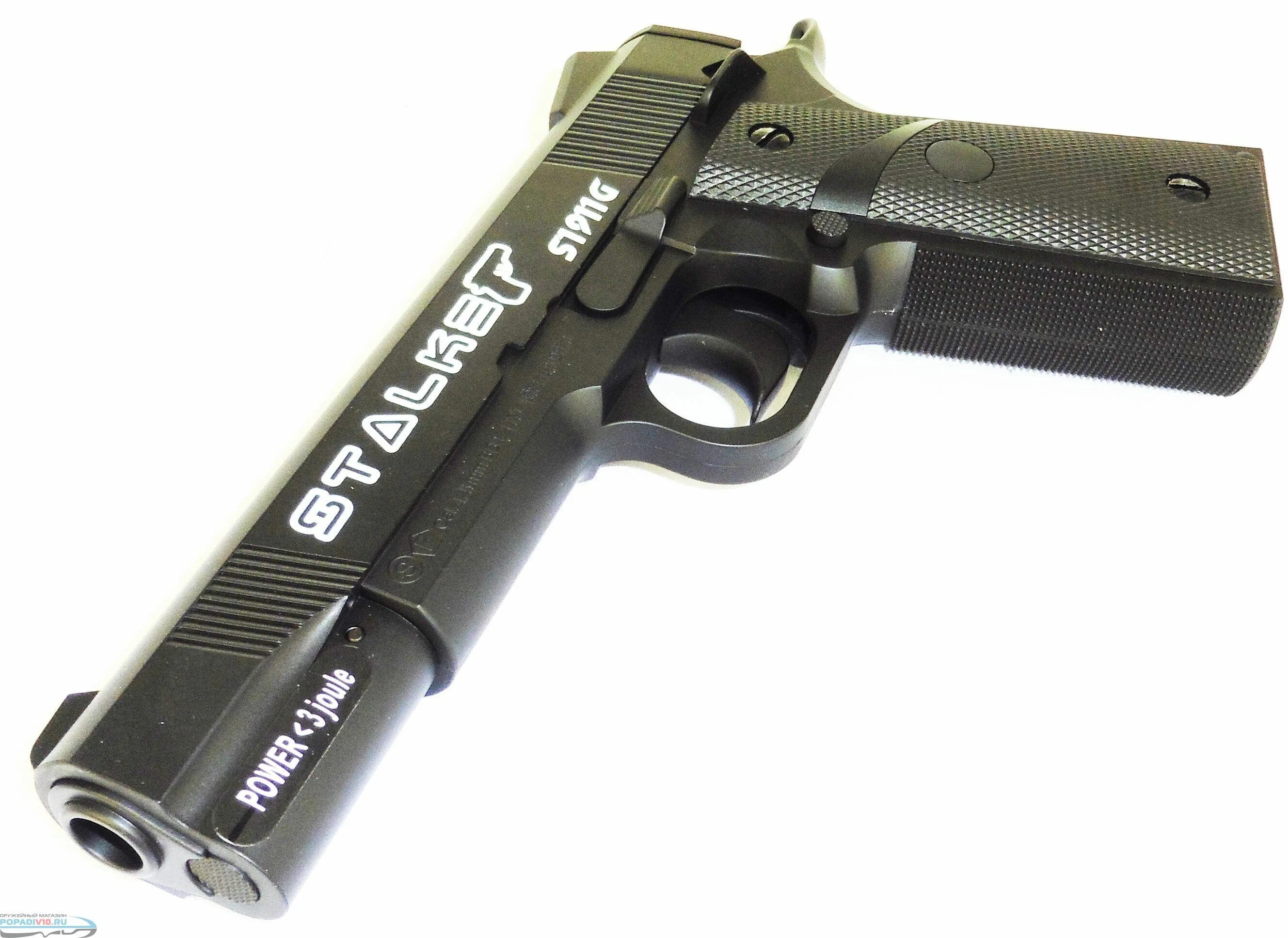 Stalker s1911g. Пистолет пневматический stalker s1911g (аналог colt 1911), к. 4.5 мм. сталкер с 1911g пневмат. сталкер с 1911 g.