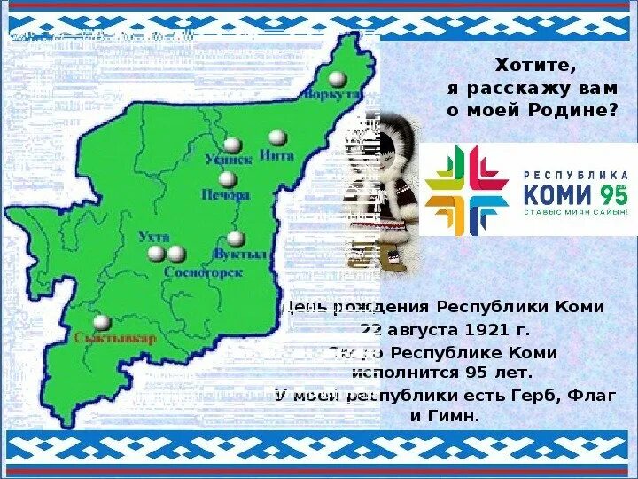 Ооо республики коми. Республика Коми. Республика Коми презентация. Карта Коми для детей. Детям о Республике Коми.