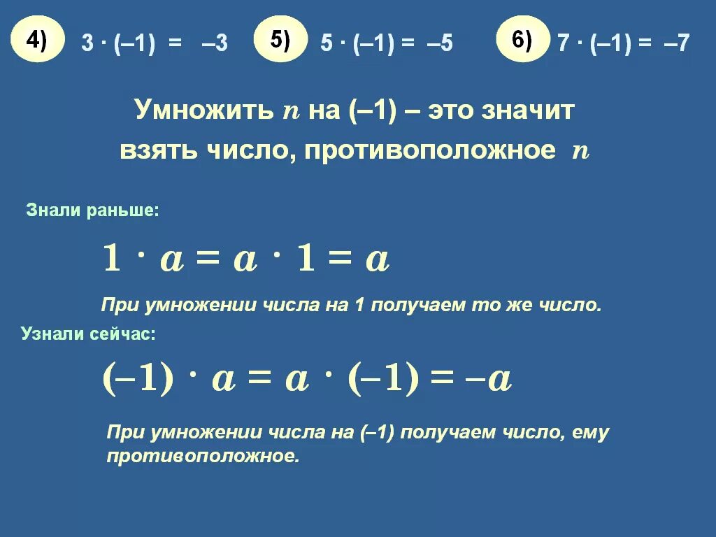 Умножил число на первую цифру. Как умножать противоположные числа. Умножить число на число. Противоположные числа при умножении. Число на которое умножают.