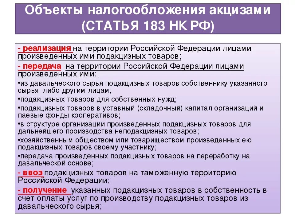 Акцщ объект налогообложения. Обьекты облажкния акциз. Объект налога акцизы. Объект налогообложения акцизов кратко.