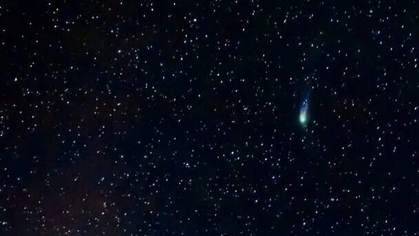 Комета. Зеленая Комета. Зеленая Комета в небе. Последние кометы над землей.
