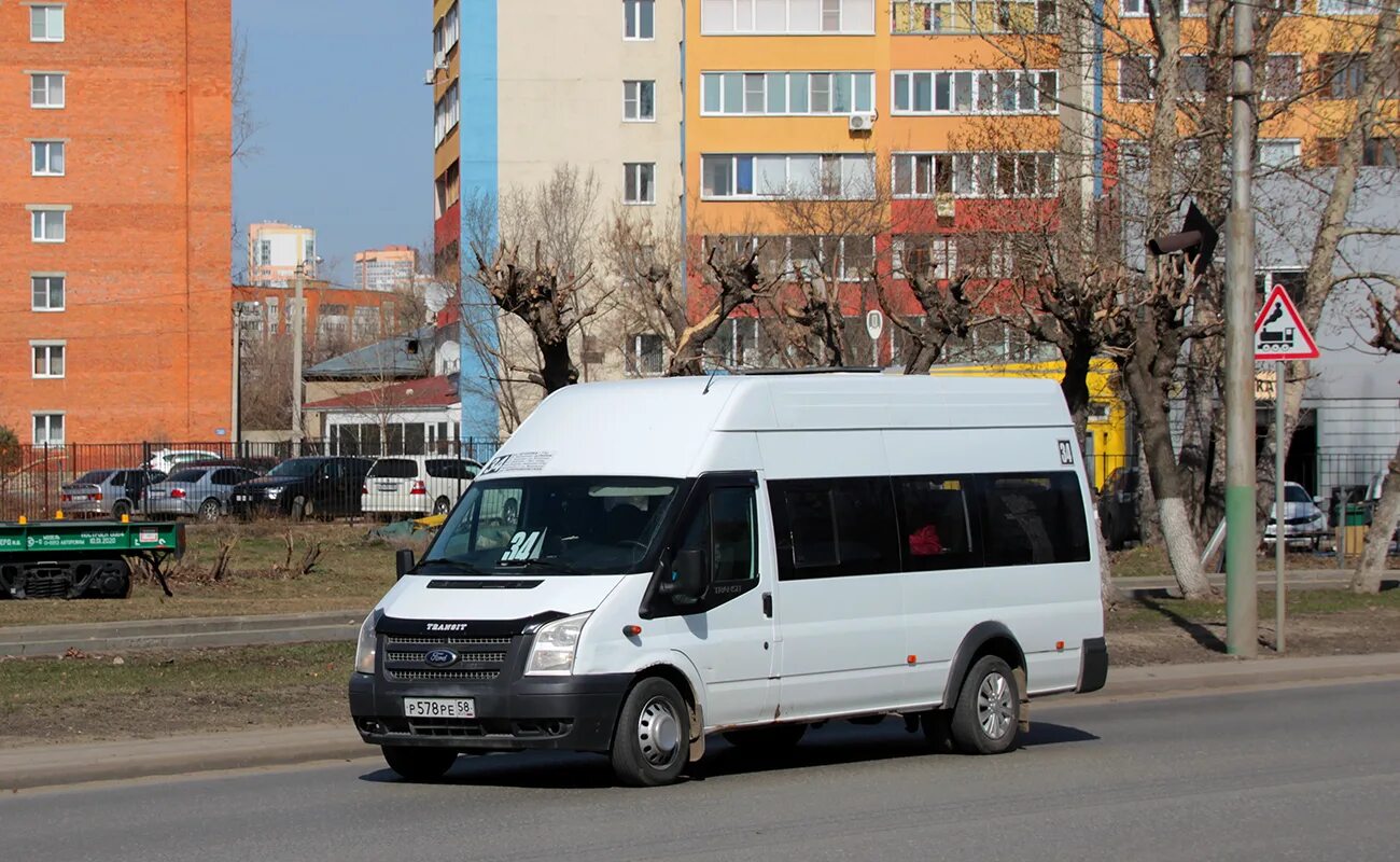 Маршрутка Форд. Автолайн Пенза. Транзит р640ов77. Автобусы Пенза.