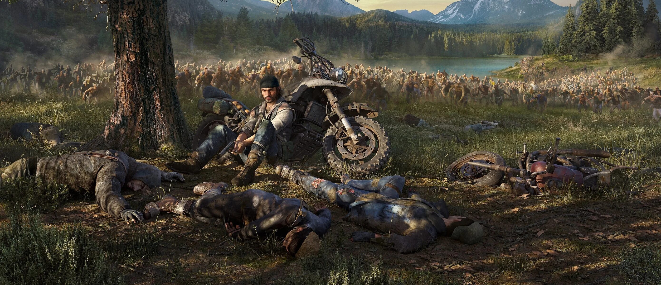 Жизнь после на пк механики. Days gone. Игра days gone. Days gone обои. Days gone байк.