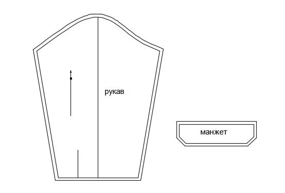 Сшить рукав рубашки