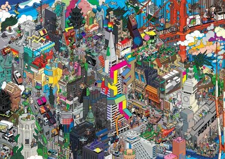 Colorful city