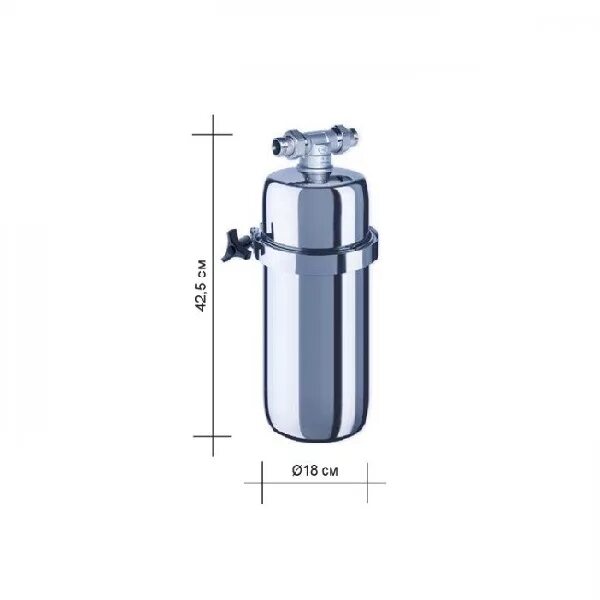 Размеры магистральных фильтров. Корпус водоочистителя Аквафор Викинг. Магистральный фильтр Аквафор Викинг. Аквафор Викинг 300 для холодной воды габариты. Фильтр магистральный Аквафор Викинг 300 корпус.