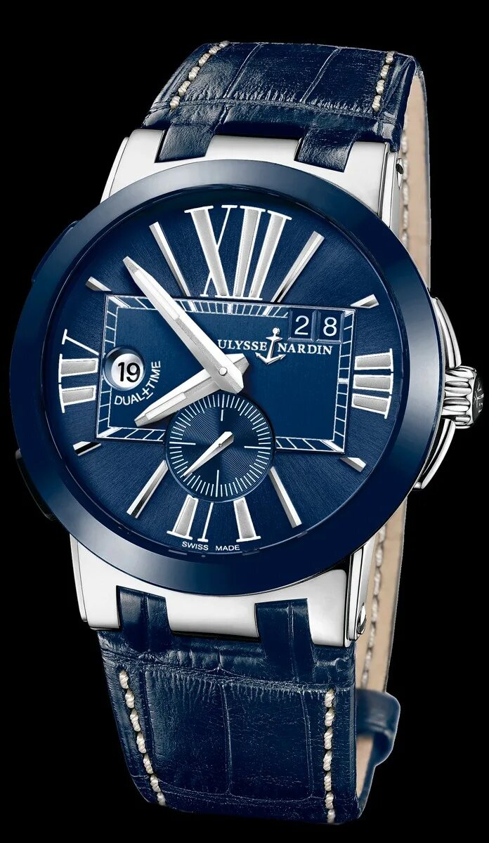 Часы нордин оригинал. Часы Ulysse Nardin 243-00. Ulysse Nardin Executive Dual time 243-00/43. Швейцарские часы Улисс Нордин. Улисс Нордин часы мужские.