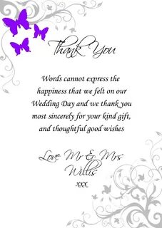 Thanks in short