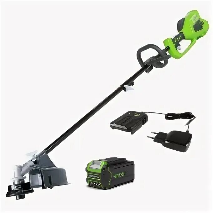 Триммер аккумуляторный greenworks gd40bcb. Аккумуляторный триммер greenworks gd40bc. 1301507ub greenworks. зарядное устройство greenworks 40v.