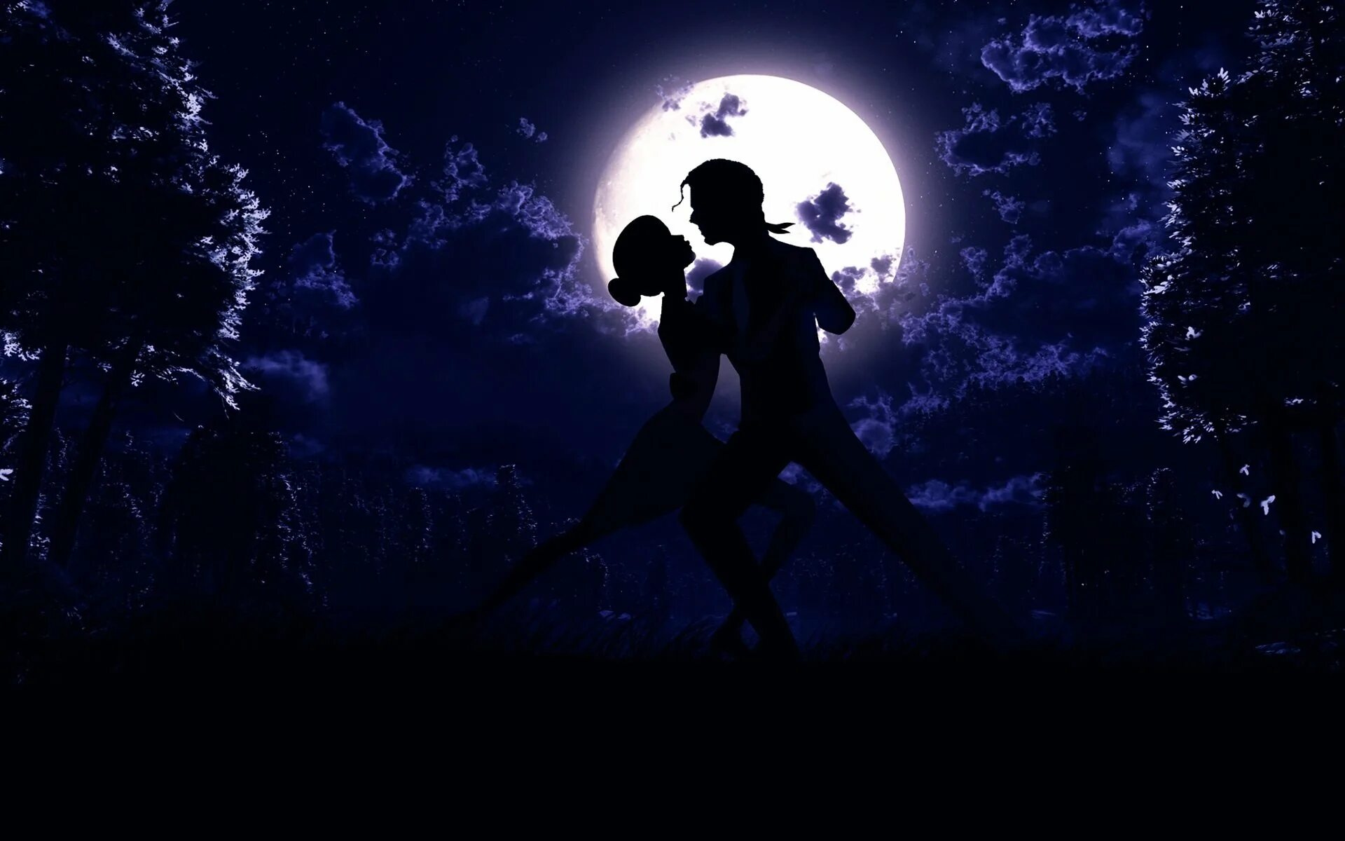 Песня танцуй под луной. Влюбленные ночью. Танцующая пара под луной. Парень и девушка под луной. Влюбленные под луной.