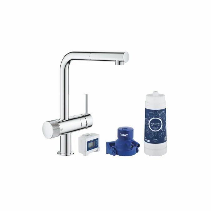 Grohe mono. Grohe blue pure. кухонного смесителя grohe blue pure minta комплектующие. grohe blue 33251000. смеситель с системой грое блю.