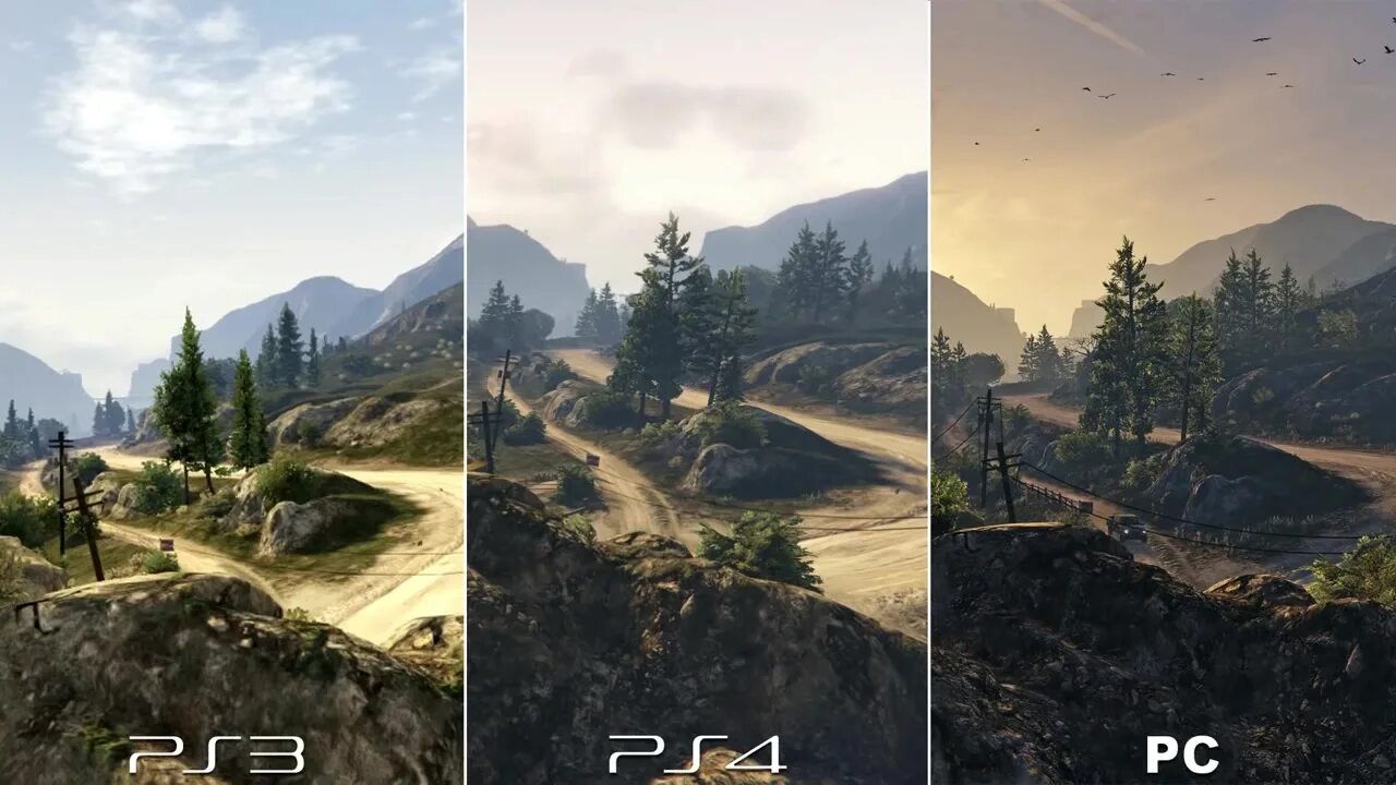 Comparison gaming. GTA 5 ps5 Графика. Ps3 ps4. ПС 4 ПС 5 качество графики. ПС 3 Графика.