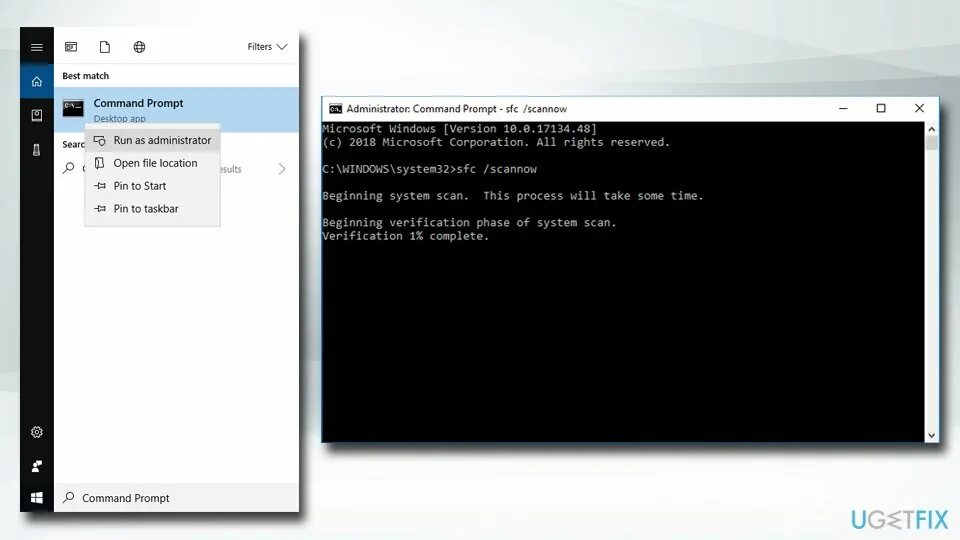 The instruction referenced memory. 0x0000000 Error cmd. Command prompt как открыть. SFC scannow not supported. Хром утилита scannow.