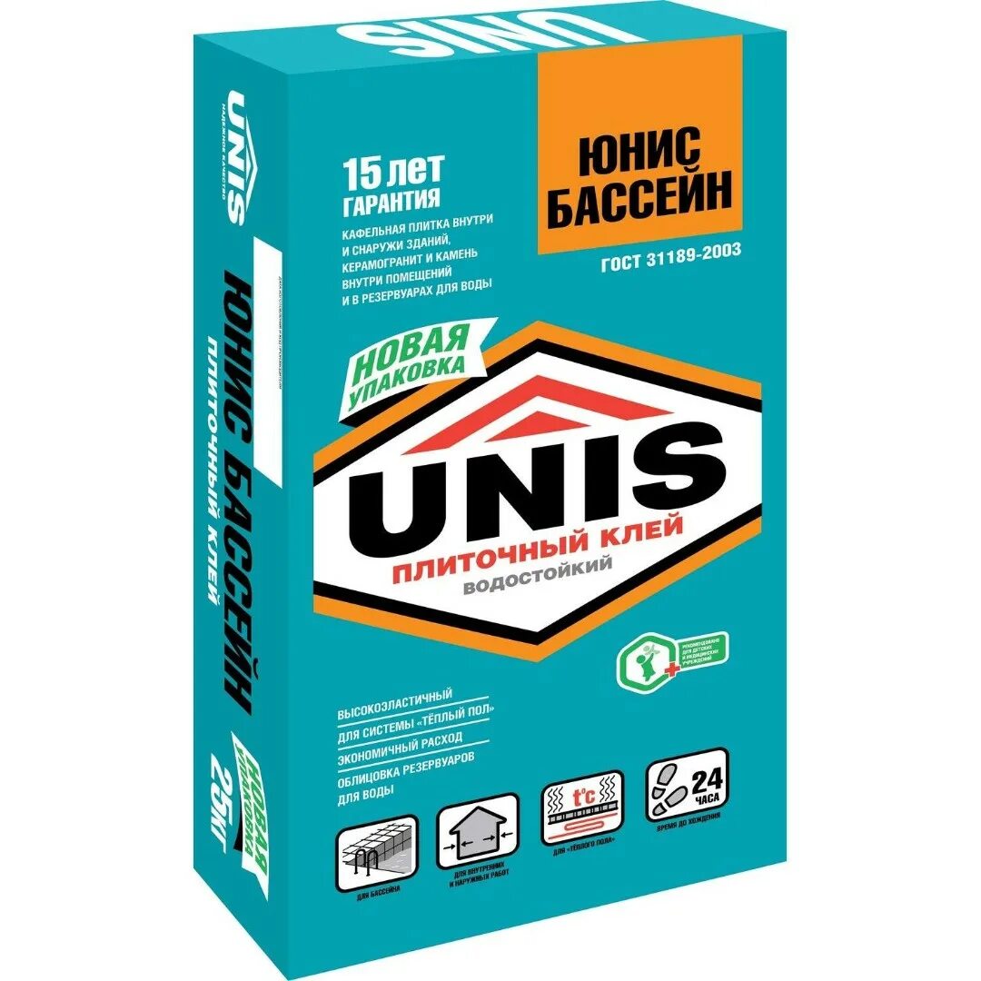 Купить клей плиточный юнис. Плиточный клей Юнис бассейн 25кг Hydro. Плиточный клей Юнис бассейн 25кг. Клей для плитки Unis плюс 25кг. Плиточный клей водостойкий Юнис для бассейнов.