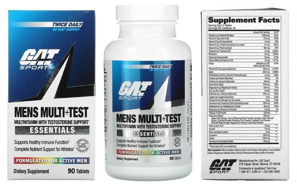 Gat men's Multi+Test. Mens Multi+Test (gat) 60 таб. Препараты для поднятия тестостерона. Как повысить тестостерон мужчине после 60 лет
