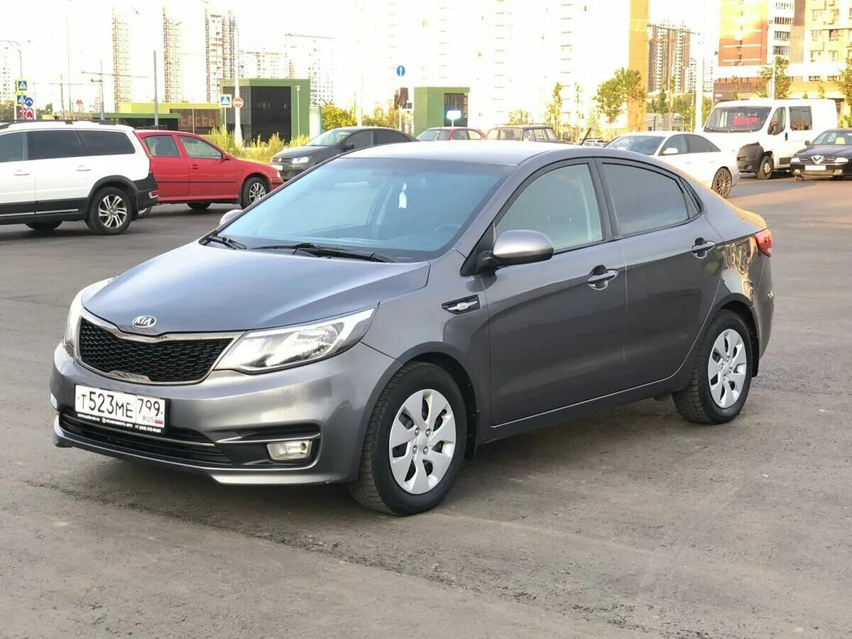 Купить киа рио на озон. Kia Rio 2014 серая. Kia Rio 2015 темно серый. Kia Rio 2014 Carbon Grey. Kia Rio 2016 серый.