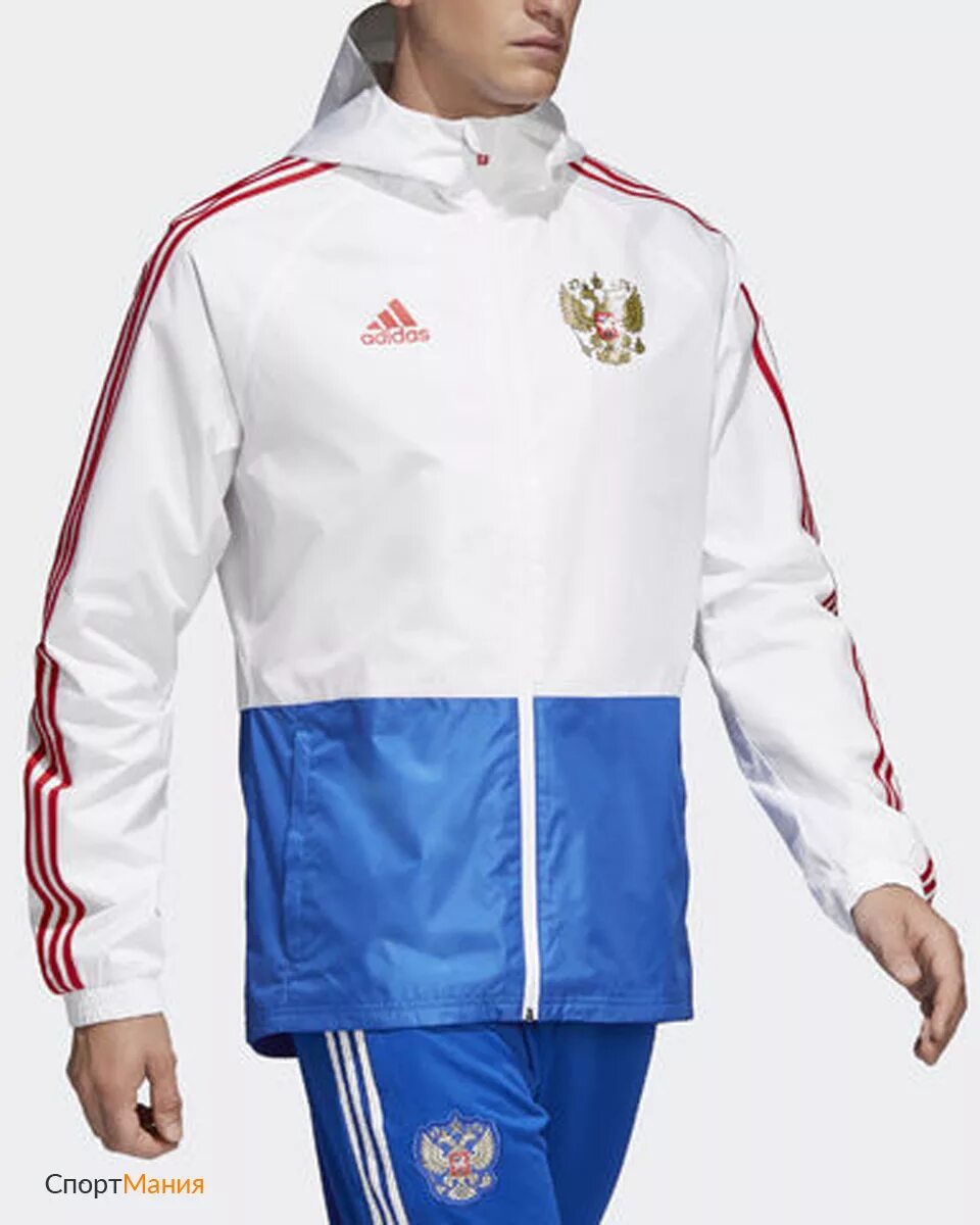 Спортивные костюмы сборной купить. Ветровка adidas ce8783. Ветровка adidas Russia Rain JKT ce8783. Ветровка adidas Russia 2018 presentation Jacket. Куртки adidas RFU Russia.