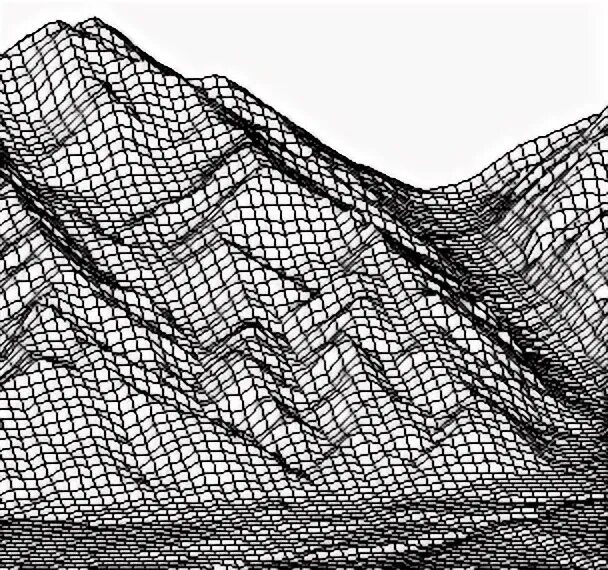 Terrain mesh. Terrain mesh