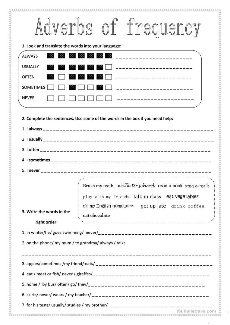 Never worksheets. Adverbs of Frequency Worksheets. Present simple adverbs of Frequency Worksheets. Наречия частотности в английском Worksheets. Grammar Worksheet adverbs of Frequency.