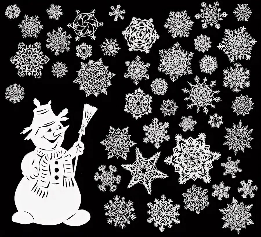 Ажурные снежинки. Трафарет «снежинки». Украшения на окна на новый год снежинки. Трафарет «снежинки». Снежинки на окна.