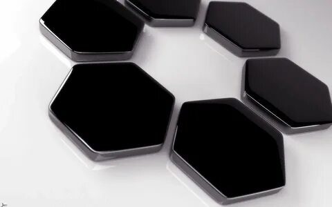 Hexagon black