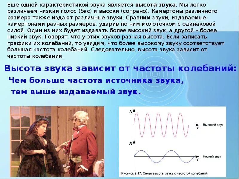 Тон звука зависит от частоты. Громкость и высота звука. Частота и высота звука. Высота звука физика. Высота тембр и громкость звука.