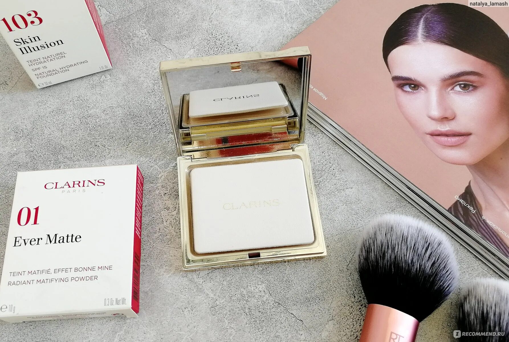 Пудра кларанс рассыпчатая минеральная. Clarins ever matte compact powder. Clarins ever matte powder оттенки. Пудра clarins everlasting compact 107. Clarins ever matte 3.