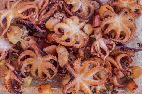 Приготовление кальмаров замороженных