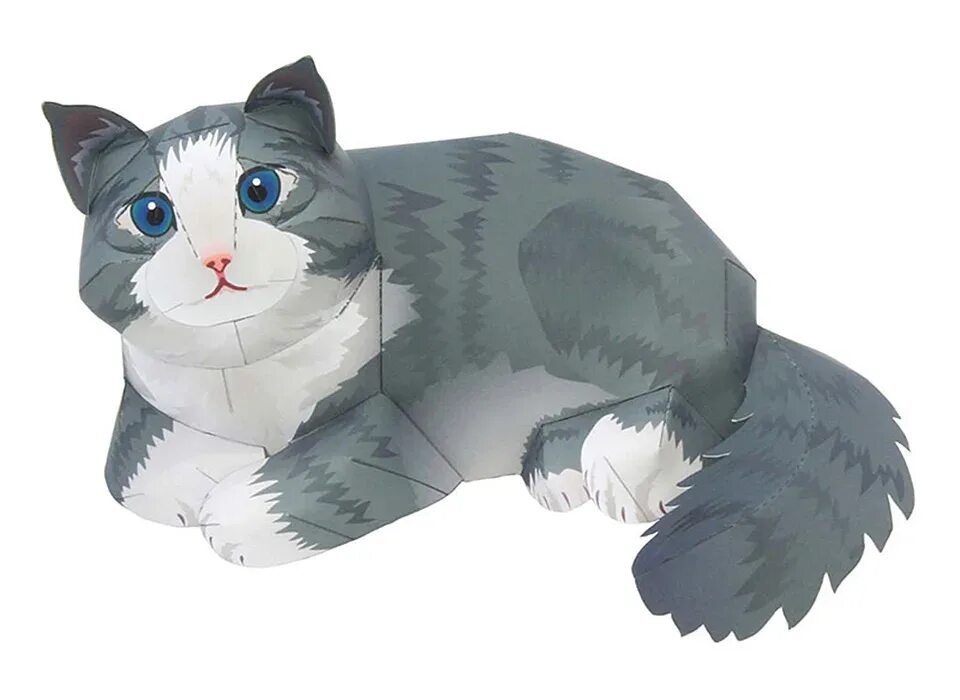Кошка из бумаги. Реалистичный кот из бумаги. Бумажные животные. Объемная кошка из бумаги. Бумажные кошечки