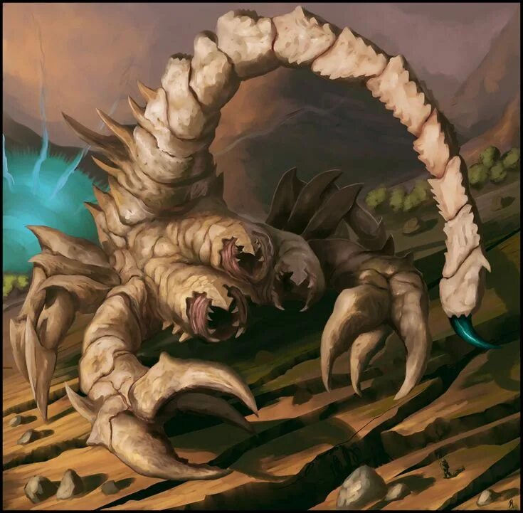 While the creature