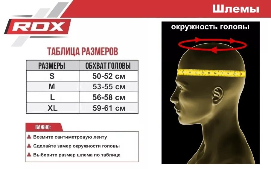 Боксерский шлем RDX Размерная сетка. Шлем для бокса Размеры таблица. Размер головы. Размер головы для боксерского шлема.