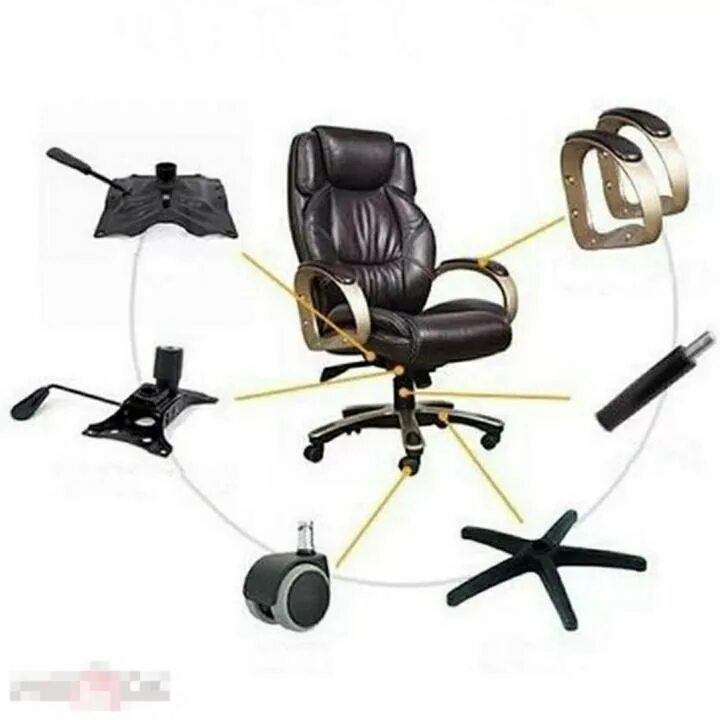 Починить офисное кресло. Комплектующие для кресла Ch-994v. Кресло офисное Transformer JNS-702. Комплектующие для компьютерного стула. Стул офисный.