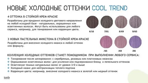 Новые оттенки