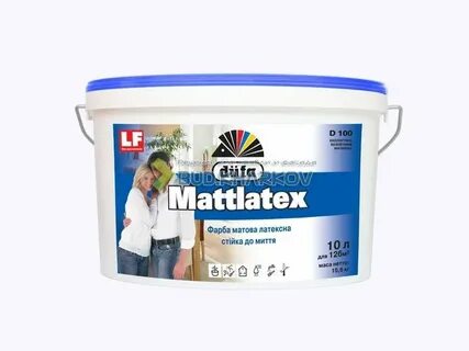 Краска матовая латексная dufa 10 л