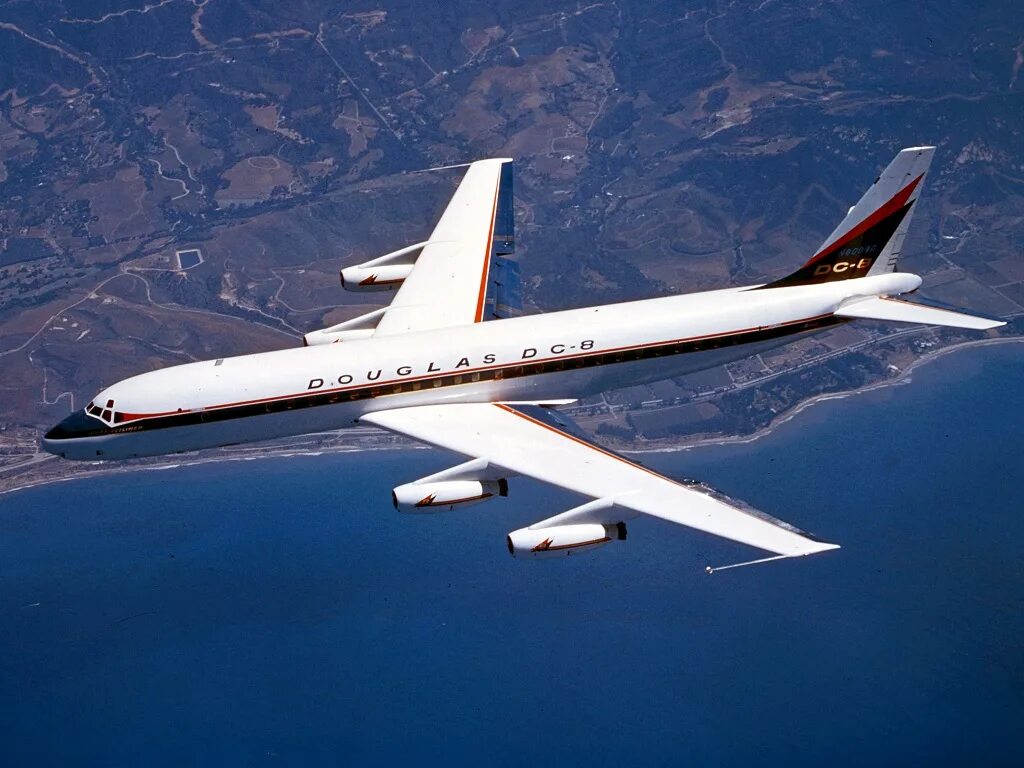 Дуглас DC-8. Самолёт Дуглас ДС 8. Самолеты Douglas DC-8. Douglas DC-8-60.