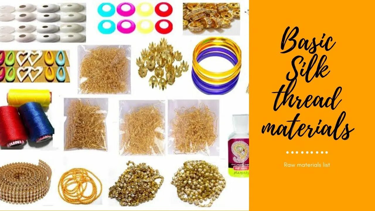 Thread items. Silk thread. raw materials. basic materials.