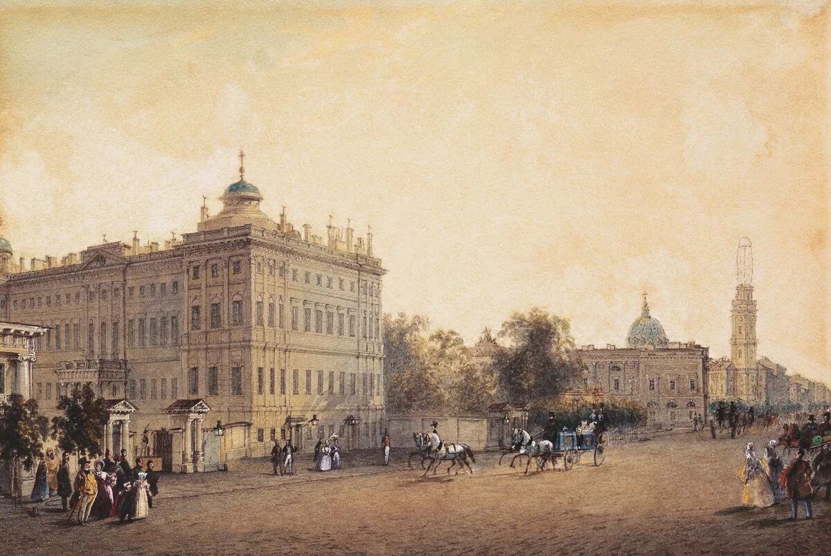 Аничков дворец 1830.