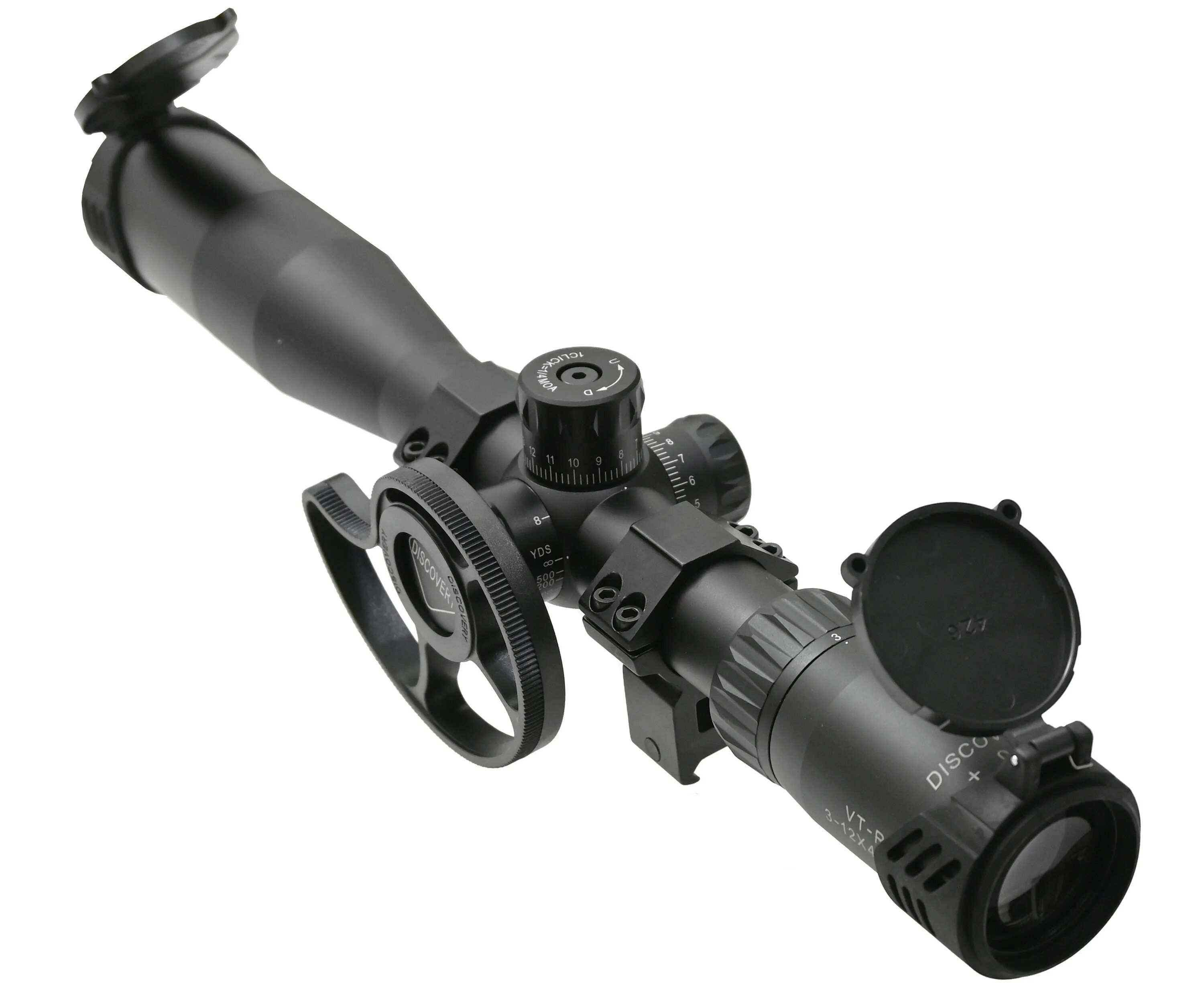 Discovery ht. Оптический прицел vector optics veyron 4-16x44 ffp. Цифровые прицелы дискавери. Прицел дискавери 4-16. Коробка прицела дискавери.