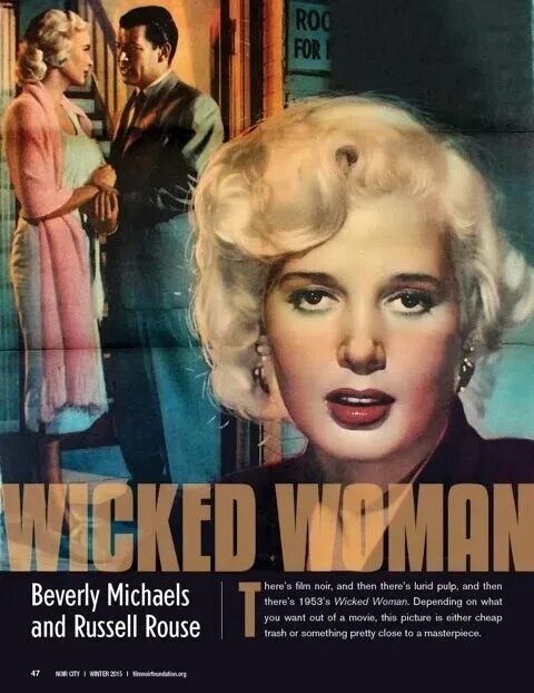 Wicked woman just wants to live quietly. Beverly Michaels. Woman 1953. Wicked woman. A Wicked woman 1965.