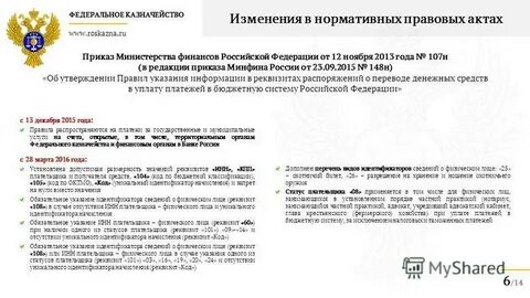 Приказ 107н