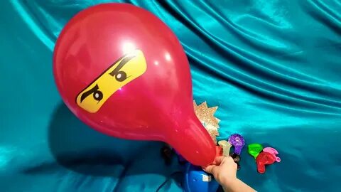 Girl pop balloons