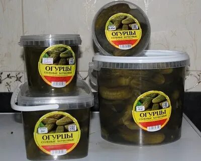 Соленые огурцы оптом